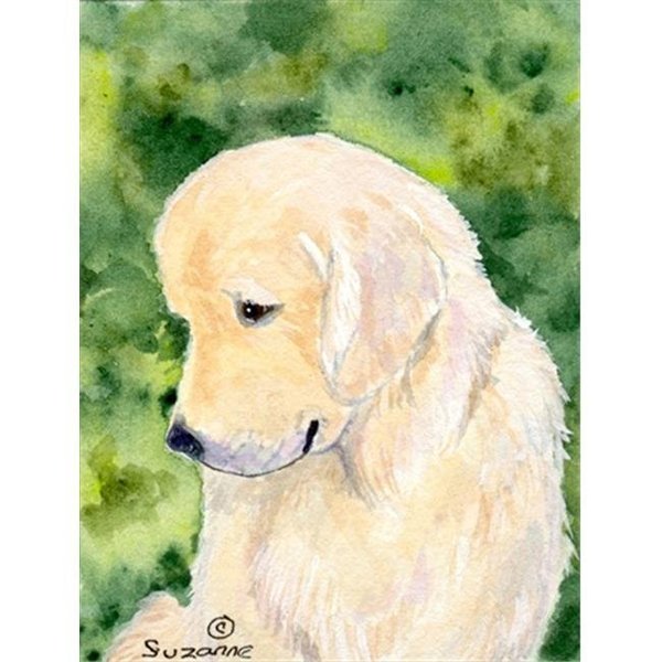 Carolines Treasures Carolines Treasures SS8757CHF 28 x 40 in. Golden Retriever House Size Canvas Flag SS8757CHF